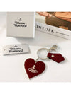 heart logo key ring burgundy - VIVIENNE WESTWOOD - BALAAN 1