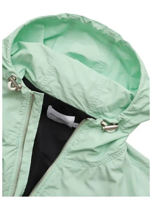 Fox Patch Hooded Jacket Green - MAISON KITSUNE - BALAAN 5