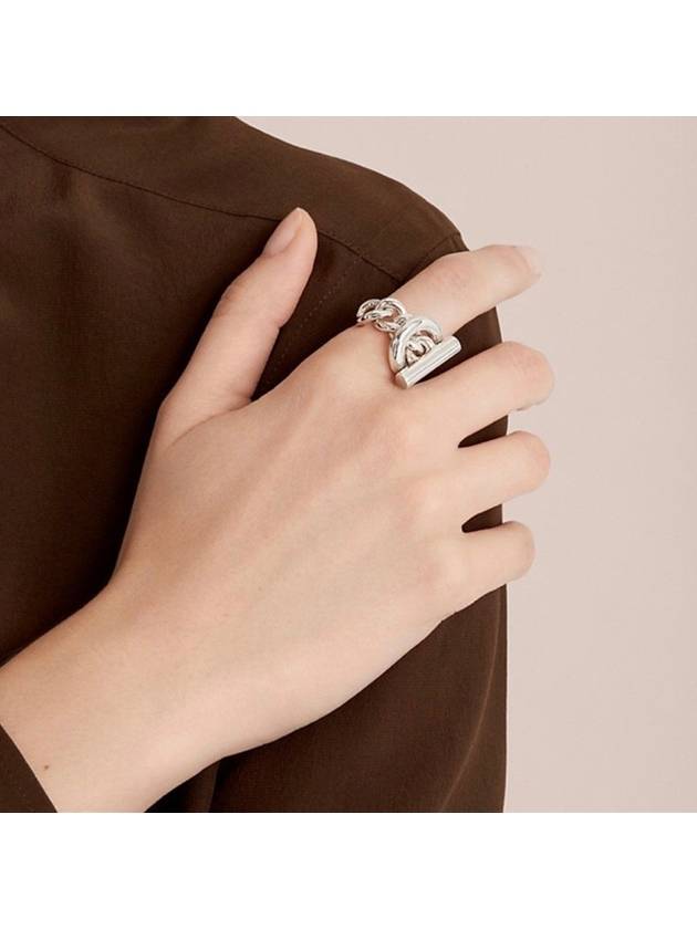 Croisette Ring Silver - HERMES - BALAAN 3