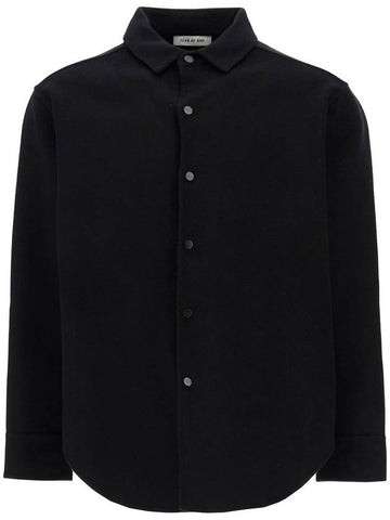 oversized virgin wool black shirt - FEAR OF GOD - BALAAN 1