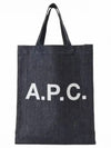 Eco Lou Logo Tote Bag Navy - A.P.C. - BALAAN 2