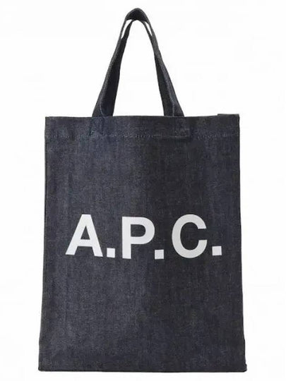 Eco Lou Logo Tote Bag Navy - A.P.C. - BALAAN 2