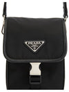 Re-Nylon Saffiano Mini Cross Bag Black - PRADA - BALAAN 9