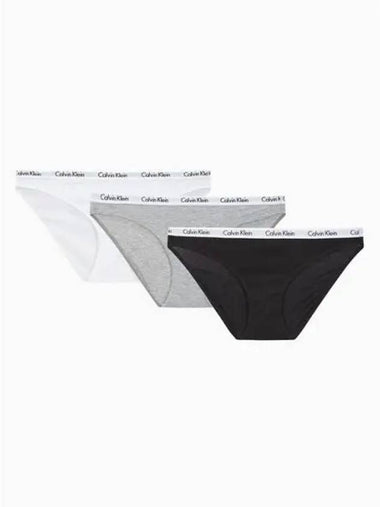 Underwear Women s Carousel 3PK Bikini QP1258OMP1 - CALVIN KLEIN - BALAAN 1