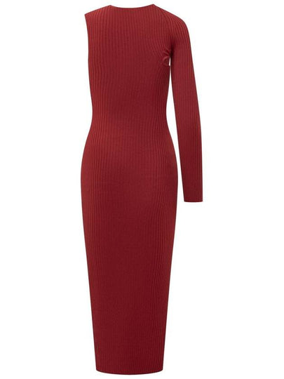 Courrèges Asymmetrical Ribbed Maxi Dress - COURREGES - BALAAN 2