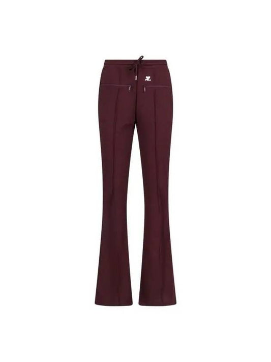 Logo embroidered flare pants 323JPA163JS0091 - COURREGES - BALAAN 2