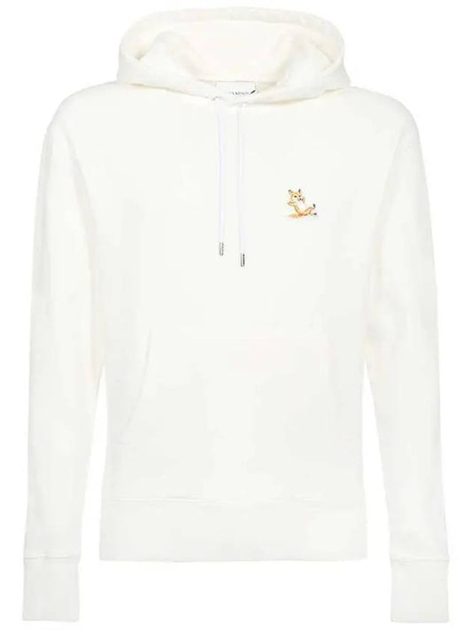 Chillax Fox Patch Classic Hoodie Ecru - MAISON KITSUNE - BALAAN 2