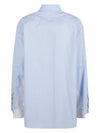 Panel Detail Double Maxi Shirt Light Blue - MAISON MARGIELA - BALAAN 3