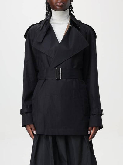 Gabardine Trench  Coat Black - BURBERRY - BALAAN 2