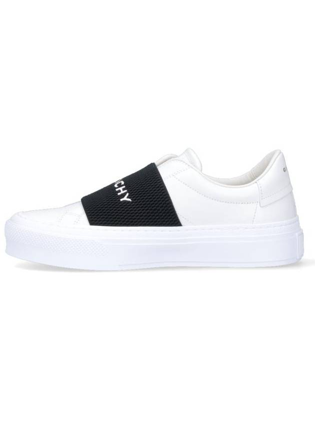 City Banding Logo Low Top Sneakers White - GIVENCHY - BALAAN 4