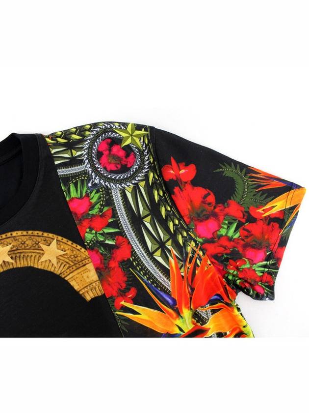 Madonna Flower Short Sleeve 7795481 - GIVENCHY - BALAAN 7