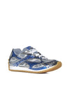 Orbit Mesh Rubber Low Top Sneakers Blue Silver - BOTTEGA VENETA - BALAAN 3