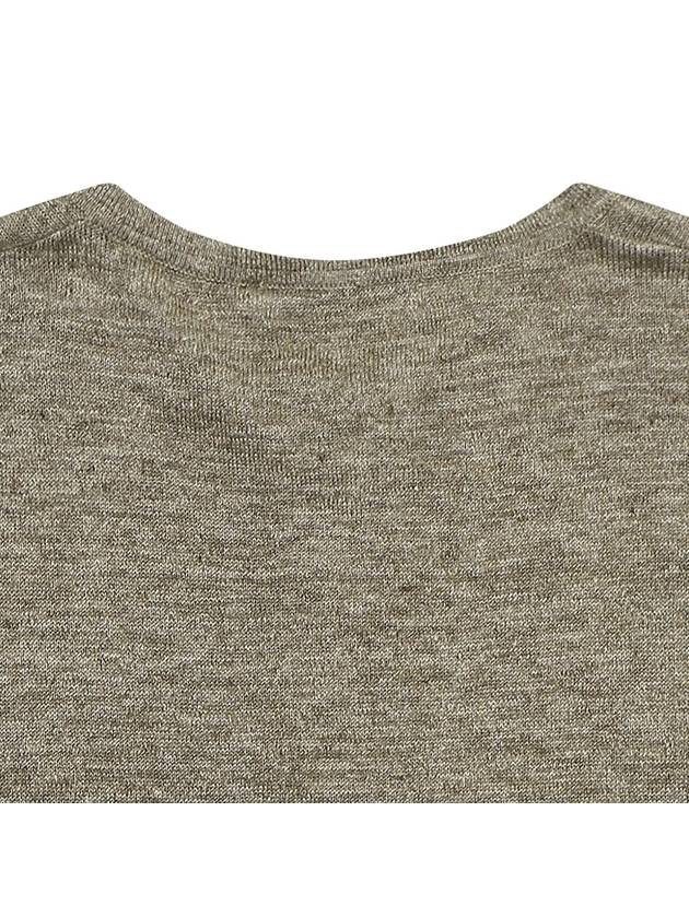 Men's Linen Henry Neck Short Sleeve Knit MMSWL5T51 254 - AT.P.CO - BALAAN 6