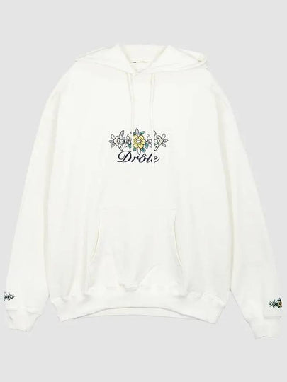 Drold Monsieur floral logo embroidery hood HO126 CO001 CM cream - DROLE DE MONSIEUR - BALAAN 2