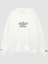 Drold Monsieur floral logo embroidery hood HO126 CO001 CM cream - DROLE DE MONSIEUR - BALAAN 1