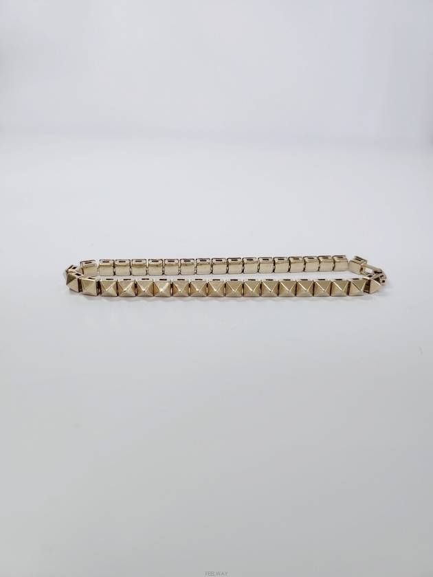 Used luxury goods DHLUX Gold Rockstud men s bracelet - VALENTINO - BALAAN 2