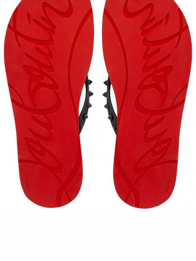 Ruby Flip Flops Black - CHRISTIAN LOUBOUTIN - BALAAN.