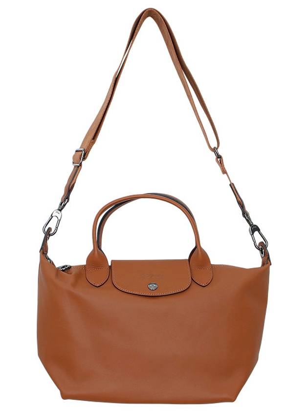 Le Pliage Xtra Leather Tote Bag Brown - LONGCHAMP - BALAAN 4