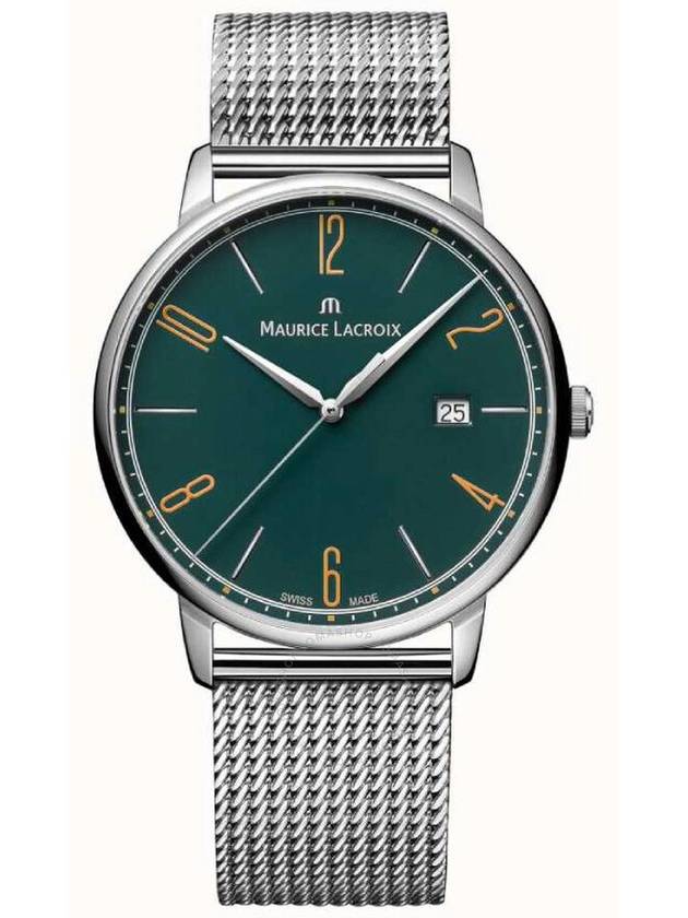 Maurice Lacroix Eliros Quartz Green Dial Unisex Watch EL1118-SS006-620-1 - MAURICE LACROIX - BALAAN 1