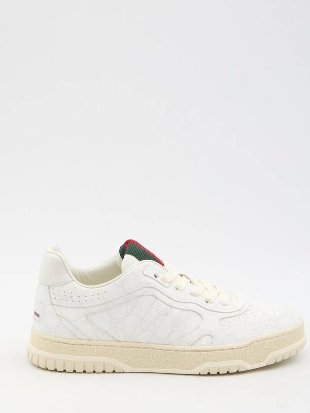 Re Web Low Top Sneakers Beige White - GUCCI - BALAAN 2