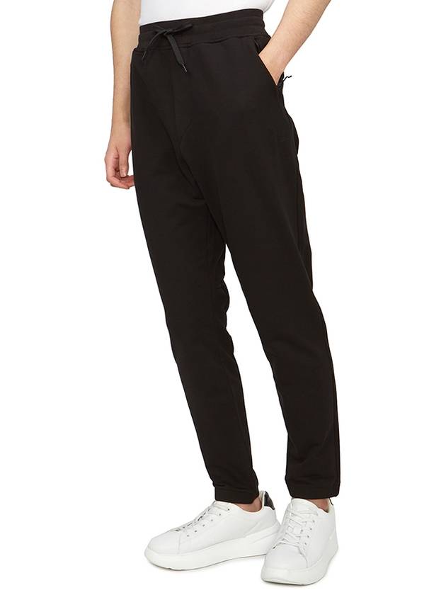 Metropolis Stretch Fleece Track Pants Black - CP COMPANY - BALAAN 6