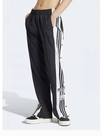 3 Stripe Adibreak Straight Track Pants Black - ADIDAS - BALAAN 2