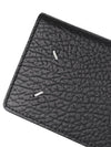 Bovine Leather Card Wallet Black - MAISON MARGIELA - BALAAN 4