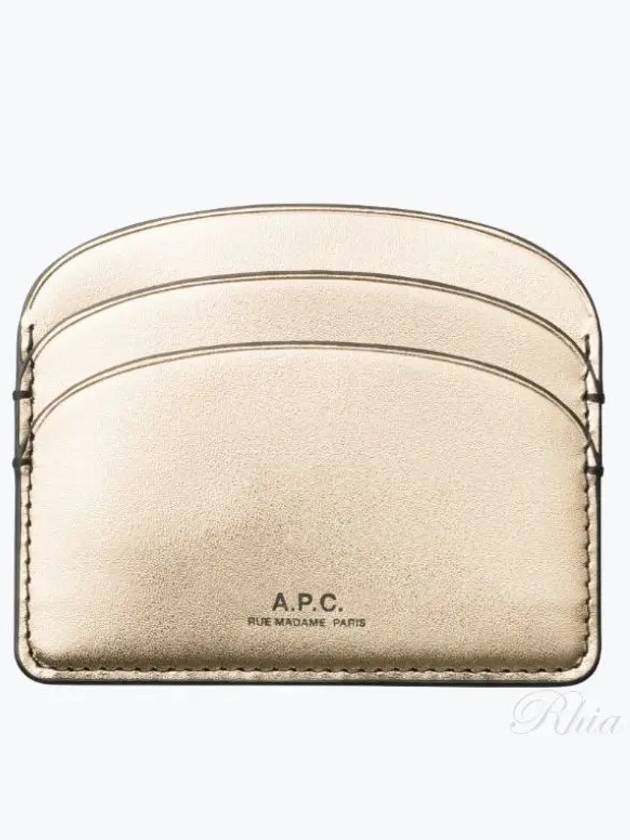 Porte Carte Logo Card Wallet Yellow - A.P.C. - BALAAN 2