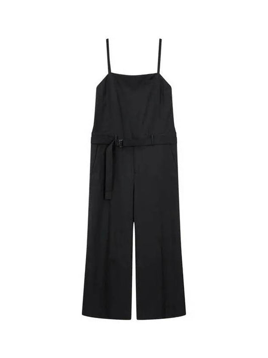 Women s Sleeveless Shooting Jumpsuit Black - SACAI - BALAAN 1