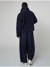 Fake Lambs Fur Jacket Navy - ATHPLATFORM - BALAAN 6