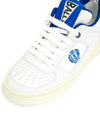 Riweira Embroidered Logo Low-Top Sneakers Blue White - BALLY - BALAAN 8