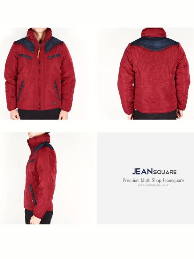 Weno Puffer Zip-Up Jacket Red - DIESEL - BALAAN 6