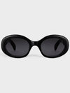 Eyewear Triomphe Acetate Sunglasses Black - CELINE - BALAAN 3