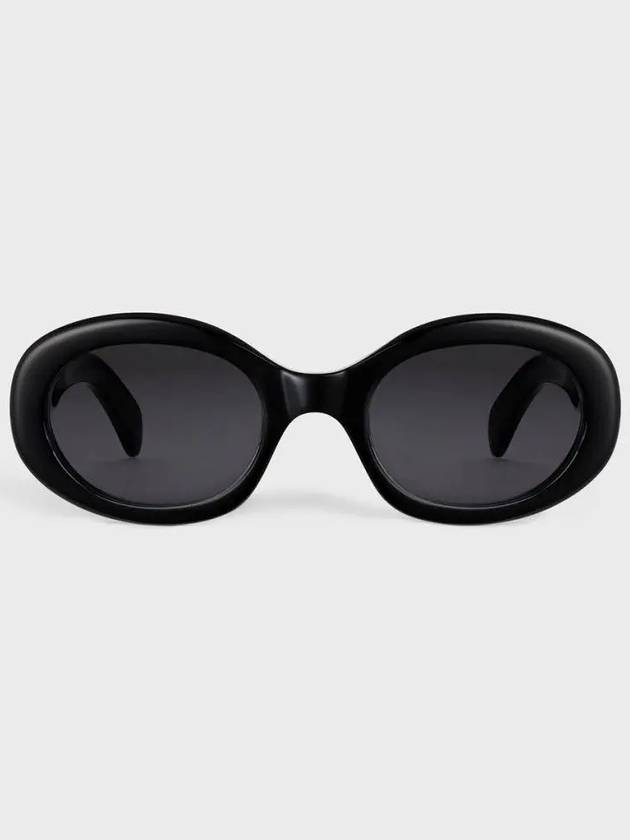 Eyewear Triomphe Acetate Sunglasses Black - CELINE - BALAAN 3