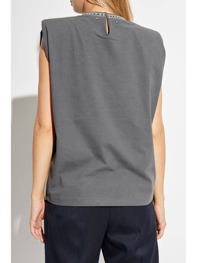 Golden Goose Sleeveless Top, Women's, Grey - GOLDEN GOOSE - BALAAN 4