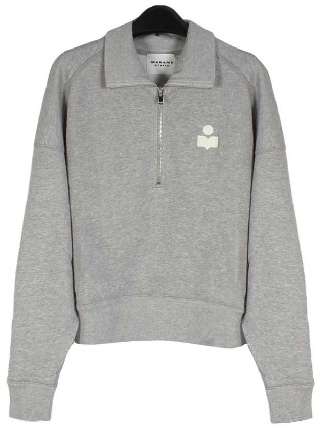 Isabel Marant ROSS sweatshirt SW0093FA A1M07E GYWH GREYWHITE IMA250gr - ISABEL MARANT - BALAAN 1