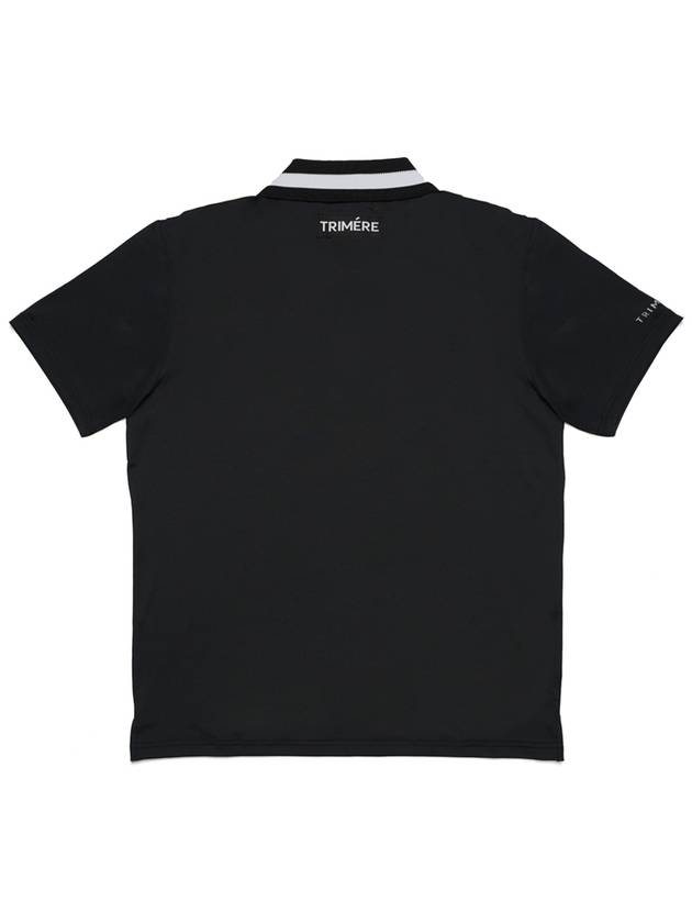 Tipping Polo Short Sleeve Tee BLACK - TRIMERE - BALAAN 3