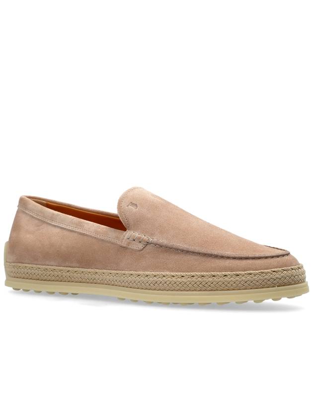 Tod’s Suede Shoes Type Loafers, Women's, Pink - TOD'S - BALAAN 4