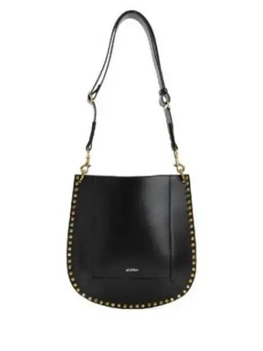 Oskan Hobo Leather Cross Bag Black - ISABEL MARANT - BALAAN 2