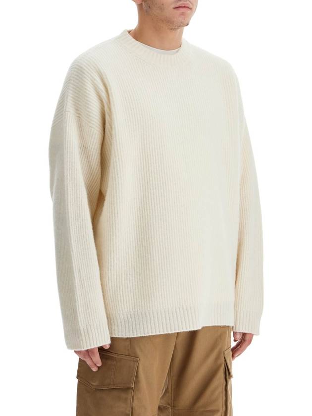 ribbed knit top white - GOLDEN GOOSE - BALAAN 3