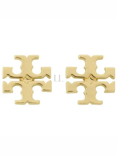 Logo Stud Earrings Gold - TORY BURCH - BALAAN 2