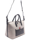 Grosgrain Loop Tote Bag Beige - THOM BROWNE - BALAAN 4