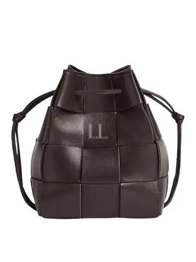 Intrecciato Cassette Small Bucket Bag Fondente - BOTTEGA VENETA - BALAAN 2