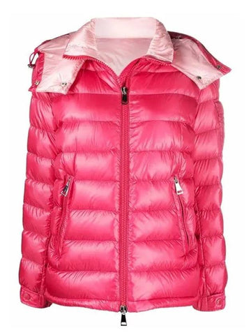 1A00004 539AQ 542 DALLES Glossy Red Women’s Padding - MONCLER - BALAAN 1