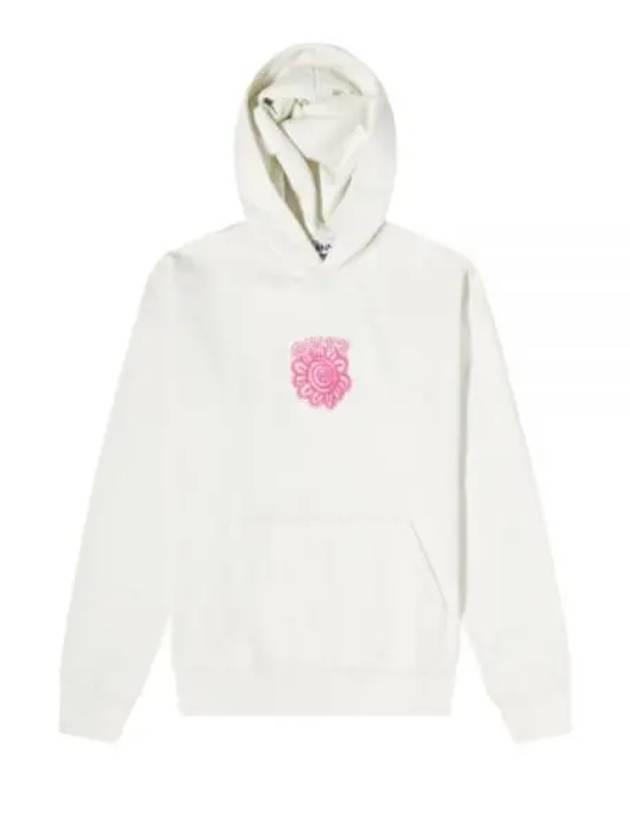 Isoli Flower Oversized Hoodie Egret - GANNI - BALAAN 2