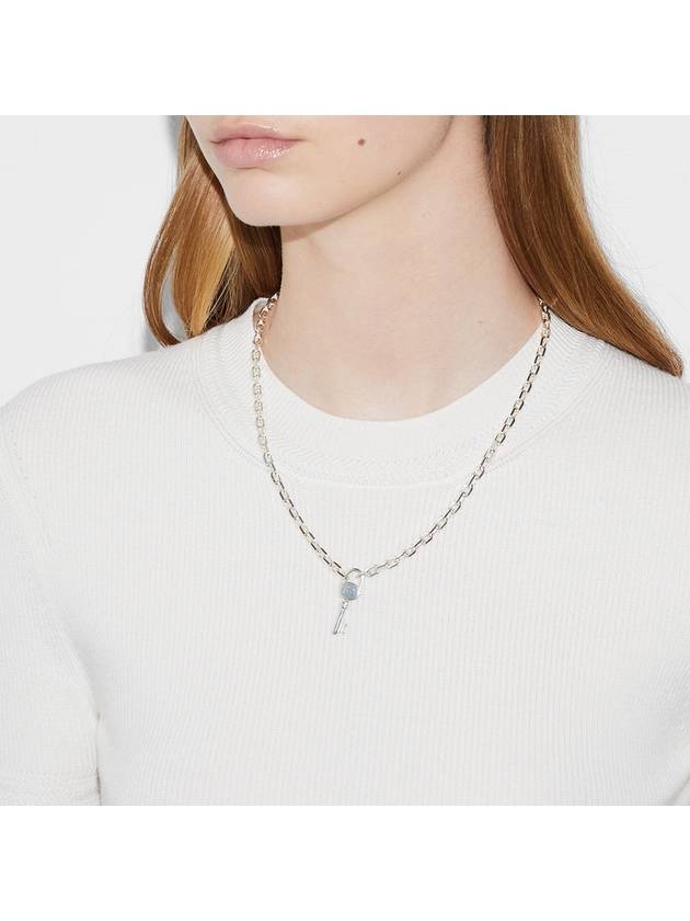 Trademark Chain Necklace Silver - GUCCI - BALAAN 5