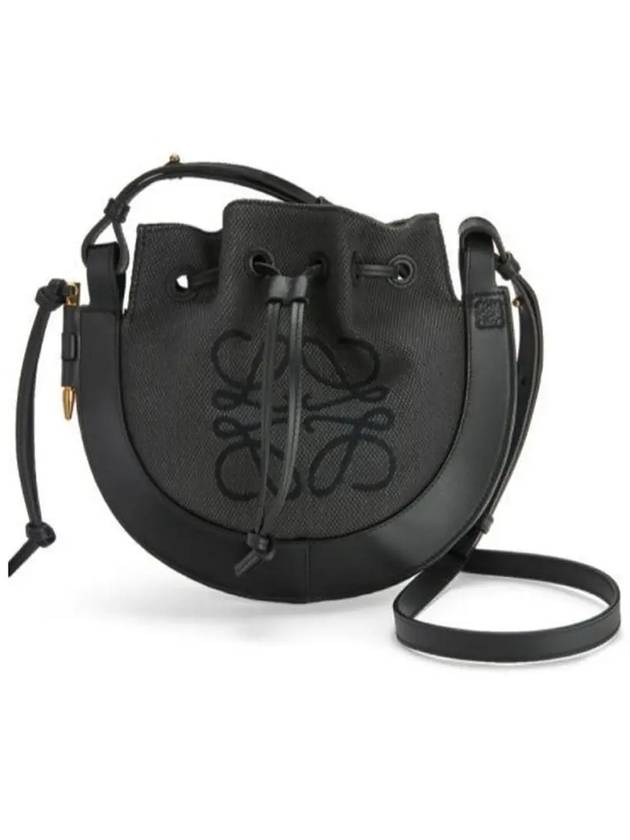 Horseshoe Anagram Small Cross Bag Anthracite - LOEWE - BALAAN 3