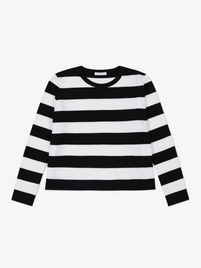 Edo Striped Wool Knit Top White Black - MAX MARA - BALAAN 2