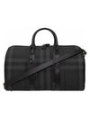 Check Duffel Bag Charcoal - BURBERRY - BALAAN 1