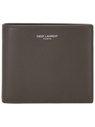 East West Leather Half Wallet Light Musk - SAINT LAURENT - BALAAN 2